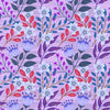 Modish Purple Floral Wallpaper