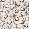 Cotton on Pink Background Wallpaper