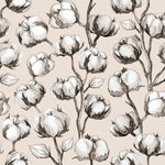 Cotton on Pink Background Wallpaper