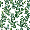 Fashionable Green Plants Wallpaper Chic