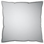 Decorative Pillows in Farmhouse Aqua Blue Ticking Stripe