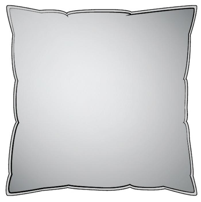 Decorative Pillows in Farmhouse Black Gingham Check on White