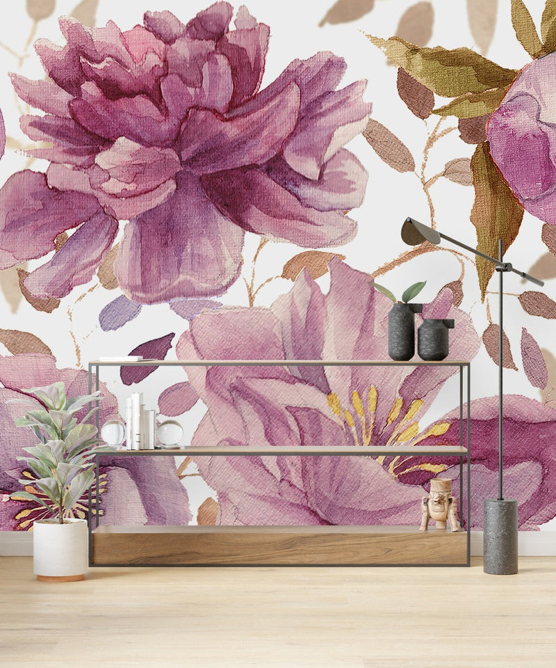 Pink Peonies Wallpaper