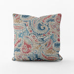 Decorative Pillows in Pisces Multi Weathered Paisley Large Scale
