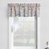 Tailored Valance in Pisces Multi Weathered Paisley Large Scale
