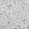 Tailored Bedskirt in Pisces Vapor Weathered Blue Paisley- Large Scale