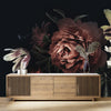 Contemporary Dark Floral Wallpaper Select