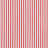 Rod Pocket Curtain Panels Pair in Polo Calypso Rose Red Stripe on Off-White