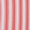 Round Tablecloth in Polo Calypso Rose Red Stripe on Off-White