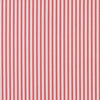 Gathered Bedskirt in Polo Calypso Rose Red Stripe on Off-White