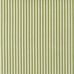 Rod Pocket Curtain Panels Pair in Polo Jungle Green Stripe on Cream