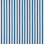 Rod Pocket Curtain Panels Pair in Polo Navy Blue Stripe on White