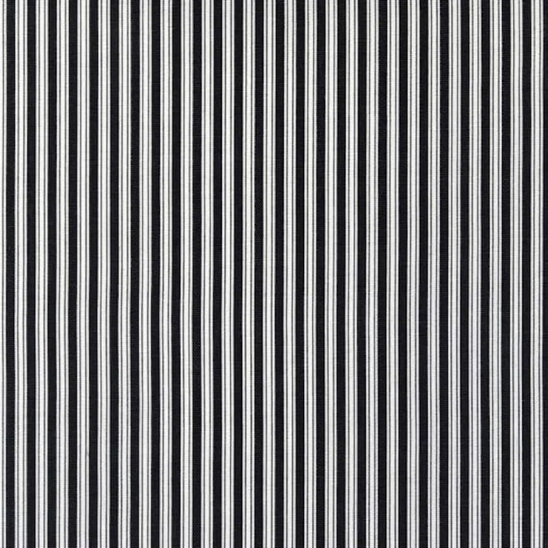 Decorative Pillows in Polo Onyx Black Stripe on White