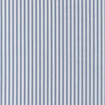 Tailored Tier Curtains in Polo Sail Blue Stripe on White