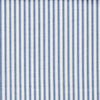 Tailored Tier Curtains in Polo Sail Blue Stripe on White