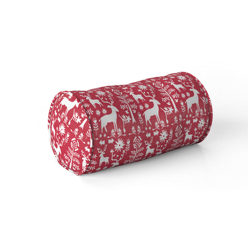Decorative Pillows in Promise Land Forest Lipstick Red