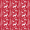 Decorative Pillows in Promise Land Forest Lipstick Red