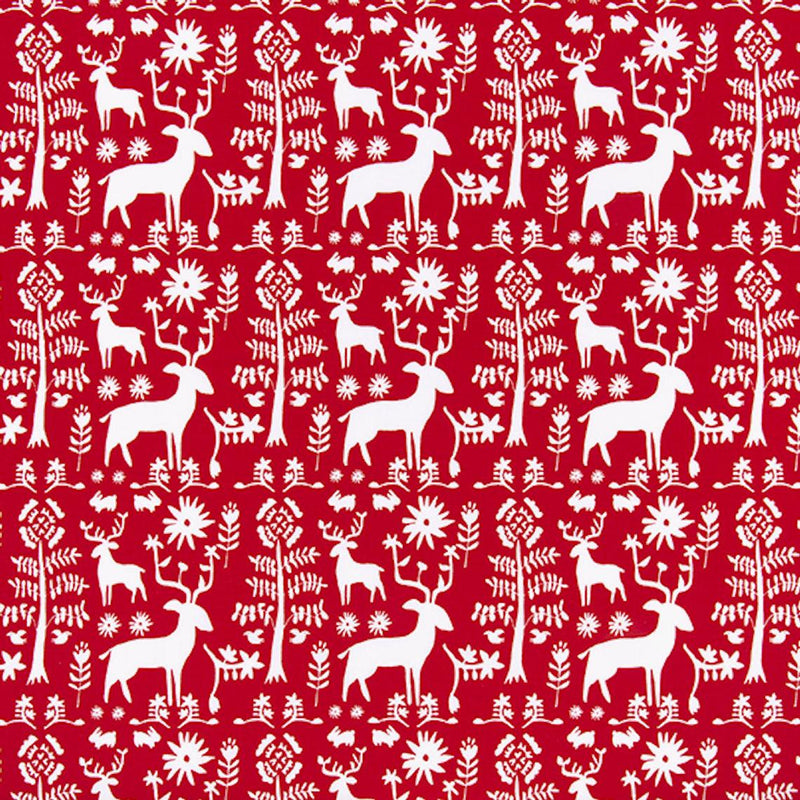 Decorative Pillows in Promise Land Forest Lipstick Red