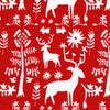 Tailored Valance in Promise Land Forest Lipstick Red