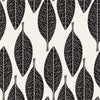 Black Leaves Pattern Wallpaper