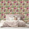 Voguish Large Leaves Wallpaper Tasteful