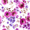 Lilac and Purple Flowers Wallpaper