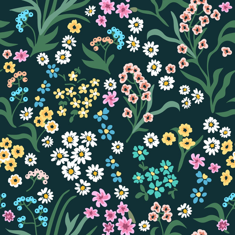 Fashionable Little Flowers Wallpaper Vogue