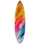 Paint Mixing Acrylic Surfboard Wall Art
