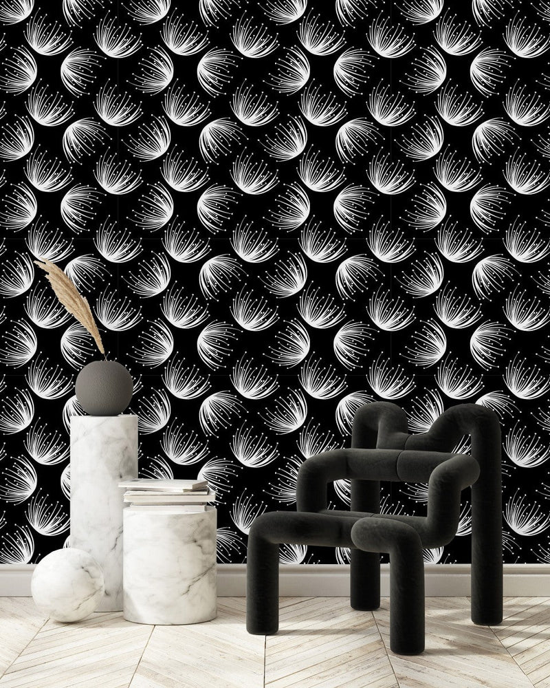 Elegant Black and White Wallpaper Chic