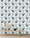 Fashionable Green Leaves Wallpaper Fashionable
