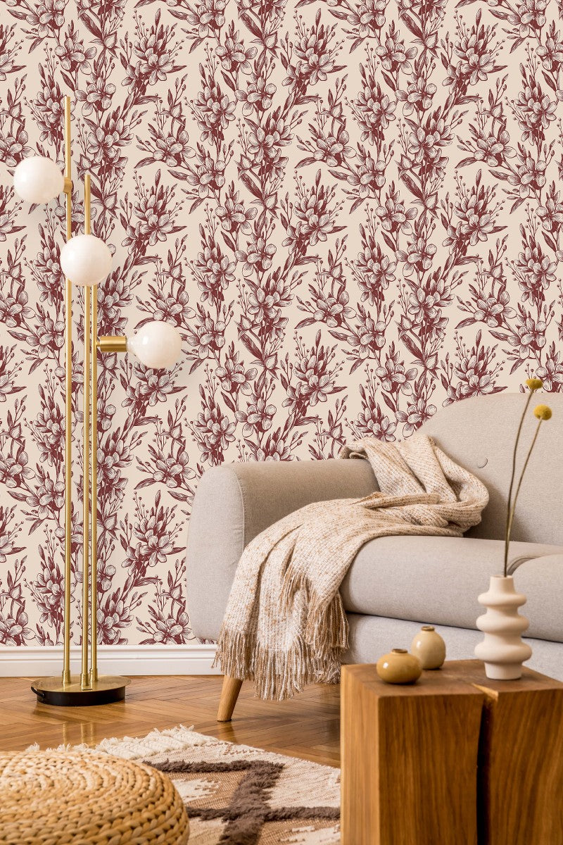 Vintage Floral Wallpaper