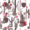 White Cactus Wallpaper