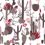 White Cactus Wallpaper