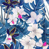 Blue Monstera Leaves Wallpaper