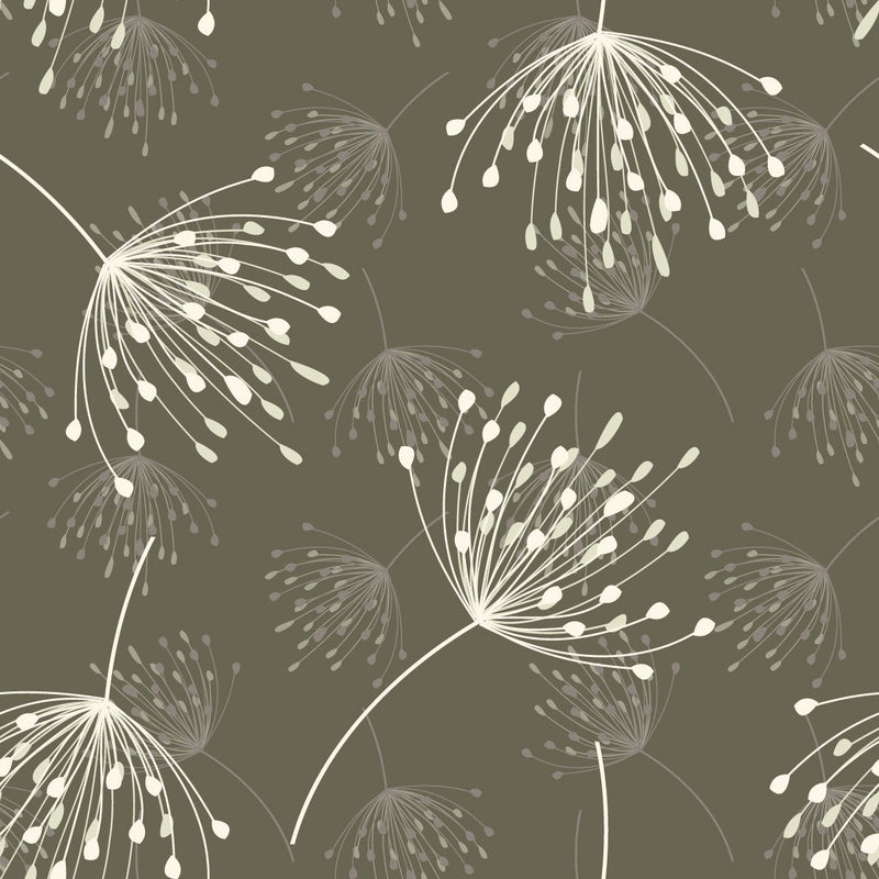 Stylish Brown Botanical Wallpaper Tasteful