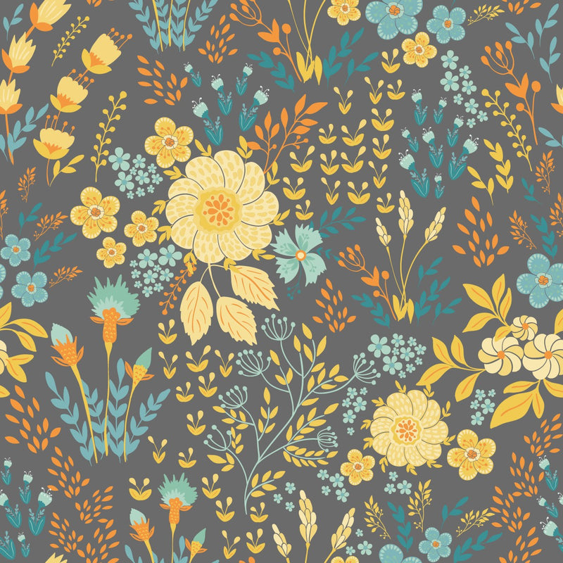 Yellow Field's Flowers Wallpaper