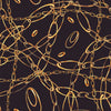 Black Wallpaper with Gold Pattern