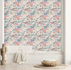 Berries and Leaves Design Wallpaper