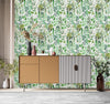 Modish Green Plants Wallpaper Vogue