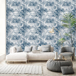 Tigers and Palms Pattern Wallpaper