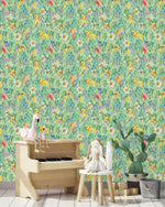 Chickens on the Grass Wallpaper