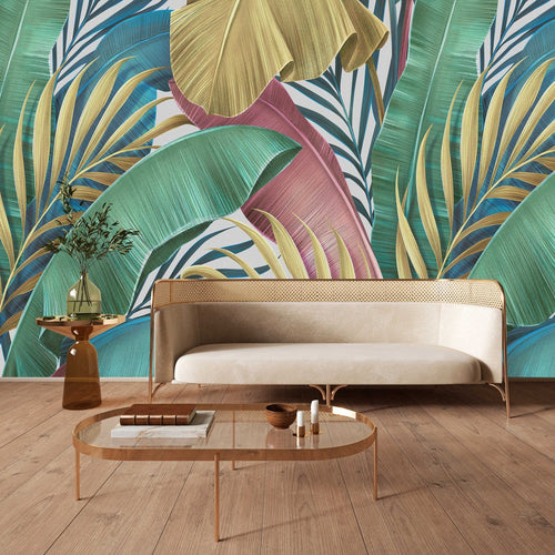 Palm Leaves Pattern Wallpaper