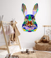 Mirrored Acrylic Rabbit Wall Decor Kids Art