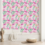 Brightly Pink Flamingos Wallpaper