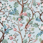 Birds and Little Flowers Wallpaper