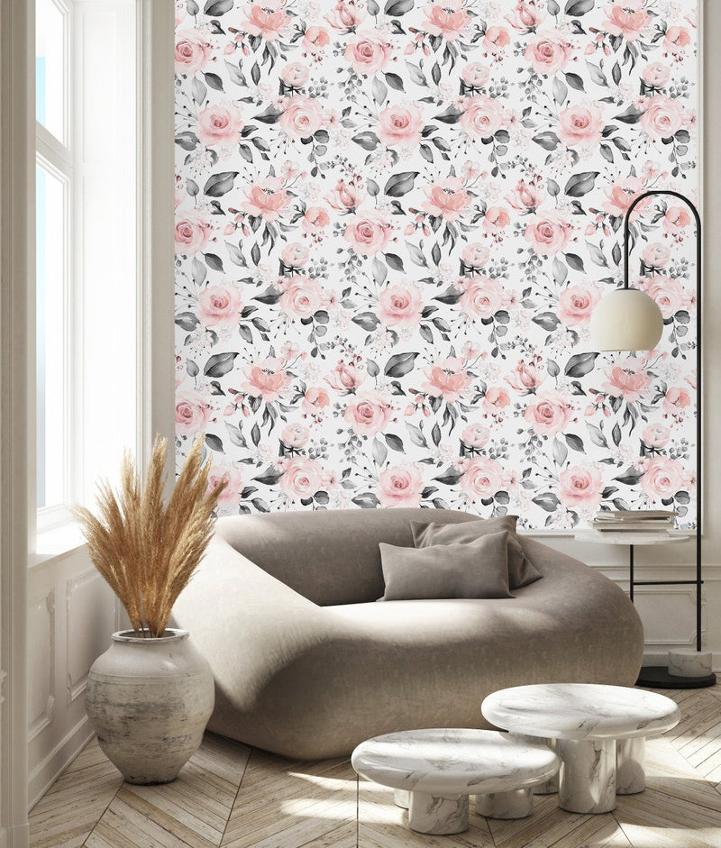 Light Pink Roses Wallpaper