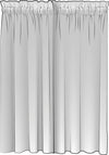 Rod Pocket Curtain Panels Pair in Polo Jungle Green Stripe on Cream