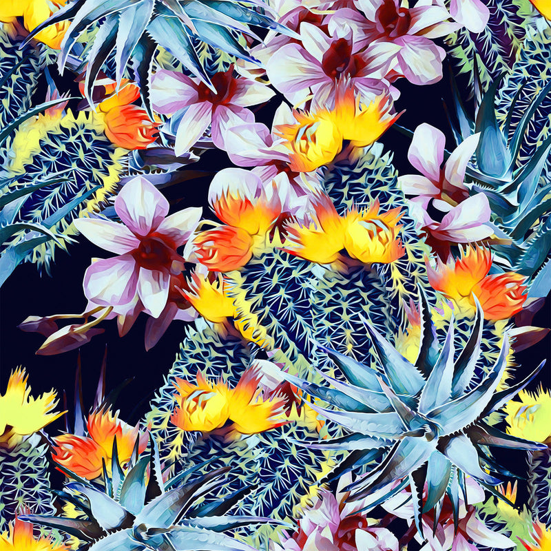 Cactus Pattern Wallpaper