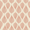 Fashionable Leaves Pattern Wallpaper Vogue