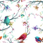 Birds and Butterflies Wallpaper